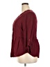ModCloth 100% Rayon Burgundy 3/4 Sleeve Blouse Size 2X - photo 5