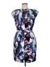 Apt. 9 100% Polyester Print Blue Cocktail Dress Size 14 - photo 2