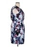 Apt. 9 100% Polyester Print Blue Cocktail Dress Size 14 - photo 4
