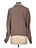 Babaton 100% Polyester Brown 3/4 Sleeve Blouse Size L - photo 2