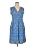 Max Studio Paisley Blue Casual Dress Size XL - photo 1