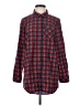 Make + Model Plaid Red Long Sleeve Button-Down Shirt Size S - photo 1