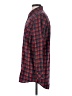 Make + Model Plaid Red Long Sleeve Button-Down Shirt Size S - photo 5