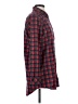 Make + Model Plaid Red Long Sleeve Button-Down Shirt Size S - photo 4