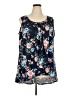 Roz & Ali Blue Sleeveless Blouse Size 2X - photo 1