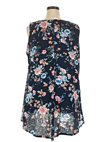 Roz & Ali Sleeveless Blouse (view 2)