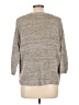 Silence and Noise Metallic Gray Pullover Sweater Size L - photo 2