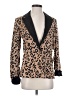 LUCCA 100% Polyester Animal Print Gold Blazer Size XS - photo 1