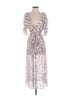Hayden 100% Polyester Paisley White Kimono Size S - photo 1