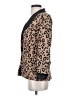 LUCCA 100% Polyester Animal Print Gold Blazer Size XS - photo 5