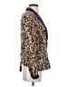 LUCCA 100% Polyester Animal Print Gold Blazer Size XS - photo 4