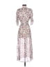Hayden 100% Polyester Paisley White Kimono Size S - photo 2