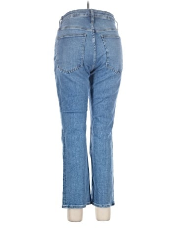 Madewell Curvy Kick Out Crop Jeans in Mather Wash (view 2)