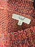 Easel Tweed Orange Pullover Sweater Size S - photo 7