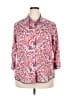 Foxcroft Paisley Pink 3/4 Sleeve Button-Down Shirt Size 18 - photo 1