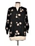 Daniel Rainn 100% Polyester Black 3/4 Sleeve Blouse Size L - photo 1