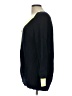 Joan Vass 100% Cotton Color Block Black Pullover Sweater Size L - photo 5