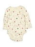 Disney Baby Hearts Ivory Long Sleeve Onesie Size 0-3 mo - photo 1