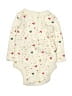 Disney Baby Hearts Ivory Long Sleeve Onesie Size 0-3 mo - photo 2