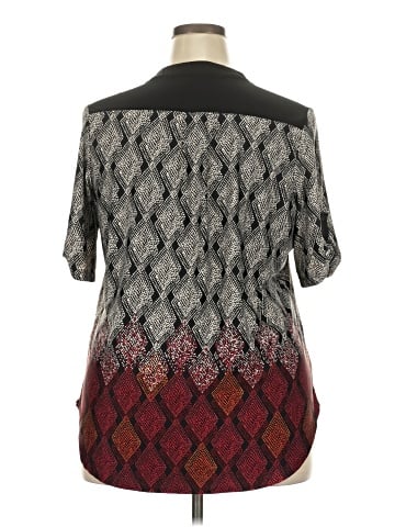 Perseption Concept Short Sleeve Blouse (view 2)