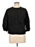Old Navy 100% Cotton Black 3/4 Sleeve Button-Down Shirt Size L - photo 1