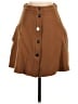 Maje Solid Brown Casual Skirt Size EU (FR) 36 / US 4 - photo 1