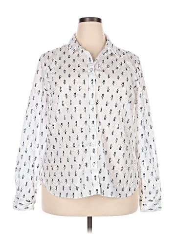 Garnet Hill Long Sleeve Blouse (view 1)