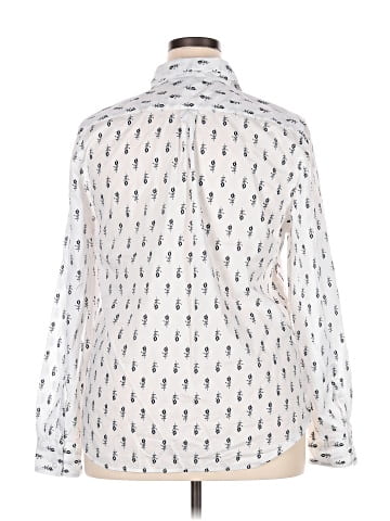 Garnet Hill Long Sleeve Blouse (view 2)