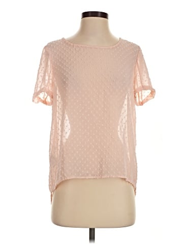 Mango Short Sleeve Blouse (view 1)