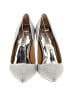 Badgley Mischka Metallic Silver Heels Size 9 - photo 2