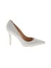Badgley Mischka Metallic Silver Heels Size 9 - photo 1