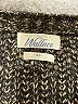 Wallace Metallic Black Pullover Sweater Size XS - photo 7