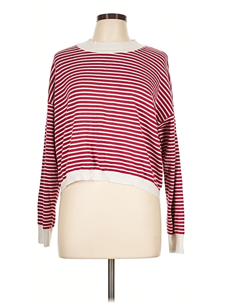 Pre-owned Zaful Pullover Sweater In Red