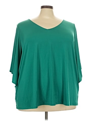 Roaman's 3/4 Sleeve Top (view 1)