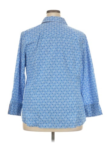 Foxcroft 3/4 Sleeve Button-Down Shirt (view 2)