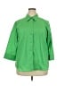 Foxcroft Green 3/4 Sleeve Button-Down Shirt Size 18 - photo 1