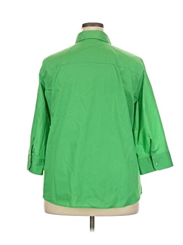 Foxcroft 3/4 Sleeve Button-Down Shirt (view 2)