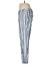 Per Se Stripes Blue Linen Pants Size M - photo 5