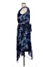 Roz & Ali 100% Polyester Paisley Blue Cocktail Dress Size 14 - photo 5