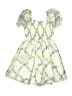 Rare Editions 100% Polyester Floral Ivory Dress Size 7 - photo 2