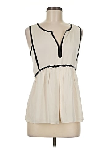 Tory Burch Sleeveless Silk Top (view 1)