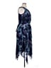 Roz & Ali 100% Polyester Paisley Blue Cocktail Dress Size 14 - photo 4