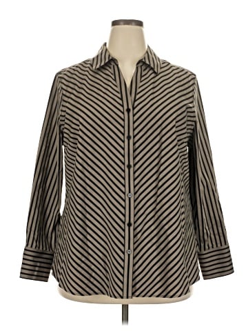 Foxcroft Long Sleeve Blouse (view 1)