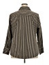 Foxcroft Chevron-herringbone Brown Long Sleeve Blouse Size 18 - photo 2