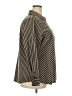 Foxcroft Chevron-herringbone Brown Long Sleeve Blouse Size 18 - photo 4
