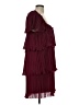 DKNY 100% Polyester Burgundy Sleeveless Top Size 12 - photo 4