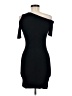 Helmut Solid Black Cocktail Dress Size M - photo 2
