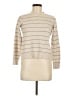 Vince. Stripes Tan Wool Pullover Sweater Size M - photo 1