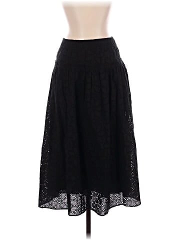 Madewell Eyelet Pull-On Midi Skirt (view 1)