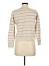 Vince. Stripes Tan Wool Pullover Sweater Size M - photo 2